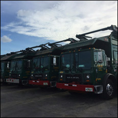Lawson Environmental waste collection trucks